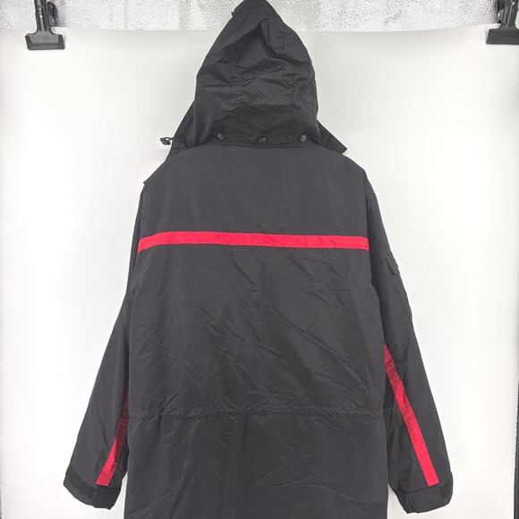 Vintage Marlboro 3 in 1 Hooded Fleece Heavy Ski Jacket Winter Coat‎ Parka Large - Picture 6 of 7